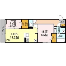 D-room松戸新田445MKの物件間取画像